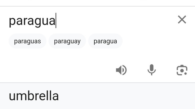 Am I going crazy, or was the Spanish word for "umbrella" officially changed sometime within the last 15 years?