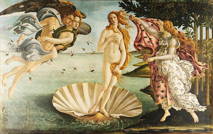 Birth of Venus by Sandro Botticelli