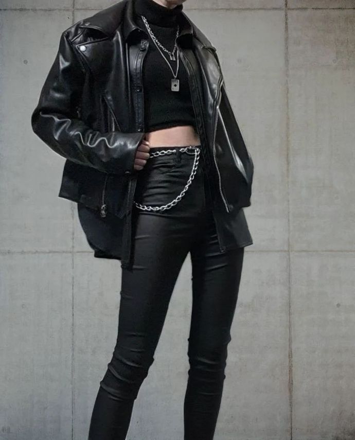 which leather outfit would you wear or consider wearing?