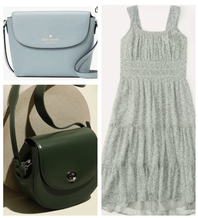 Which bag looks better for this dress?