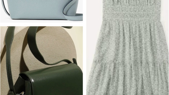 Which bag looks better for this dress?