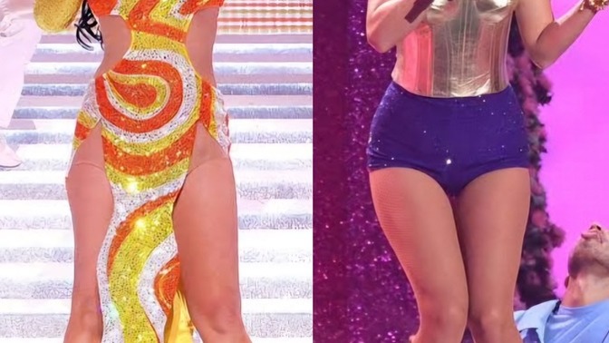 Who is thicker and heavier currently, Taylor Swift or Katy Perry?