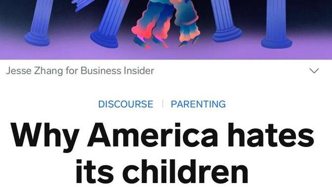 Why do Americans hate children?