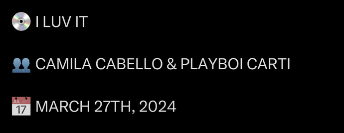 Excited for this new song?