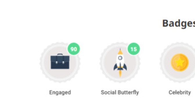 How many engaged and social butterfly badges do you have?