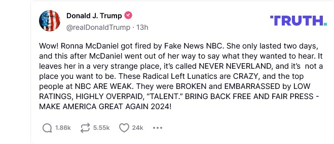 Is Fox News, NewsMax or OneAmerica is going to hire her now?
