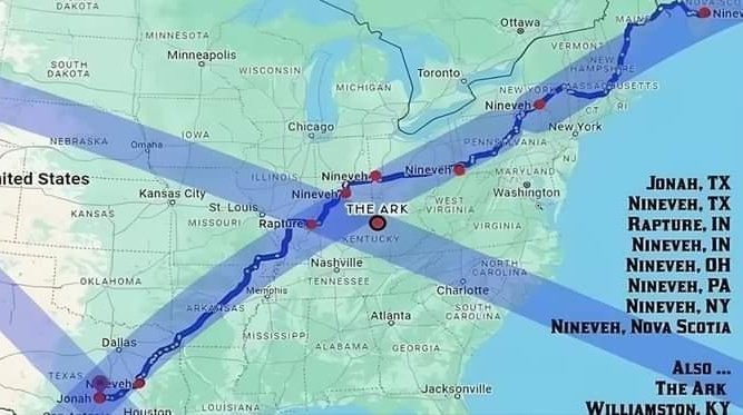 What do you think about the path of the eclipse?