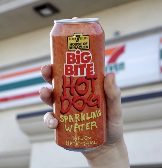 7-11 is releasing hot dog flavored sparkling water, would you try it?
