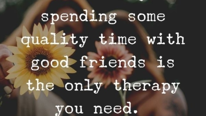 What’s your definition of a good friend?