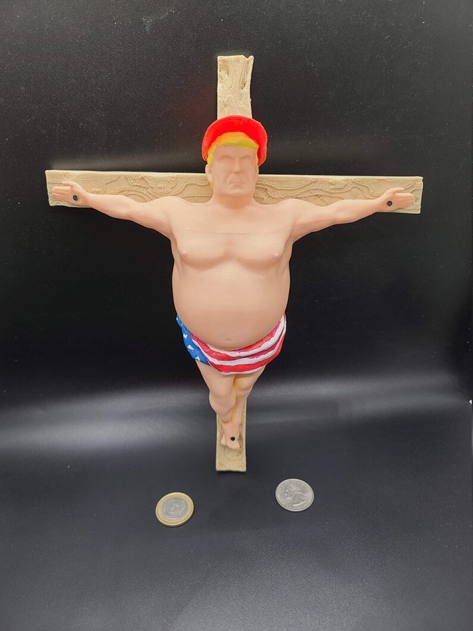 Being today Good Friday, since they are 14 Stations of the Cross, will Trump have 88 Stations (88 Indictments) before he is crucified?