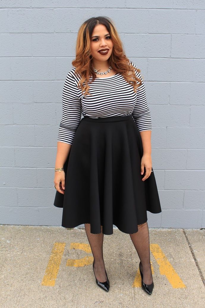 Do skirts make midsize women look fatter?