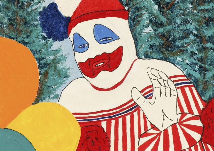 If you went over to a friend or acquaintances house one day and they had a framed painting of John Wayne Gacy on their wall what would you think?