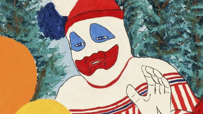 If you went over to a friend or acquaintances house one day and they had a framed painting of John Wayne Gacy on their wall what would you think?