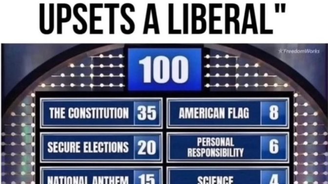 What things upset a liberal?