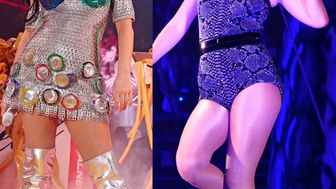 Whose body is thicker, Taylor Swift or Katy Perry?