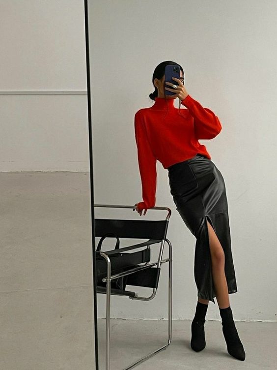 black and red combo, which outfit would be the best?