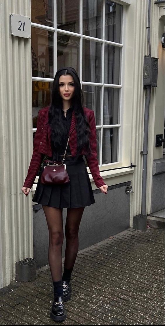 black and red combo, which outfit would be the best?