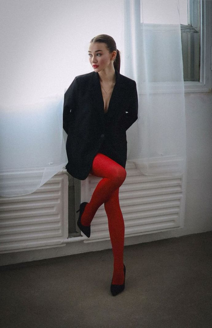 black and red combo, which outfit would be the best?