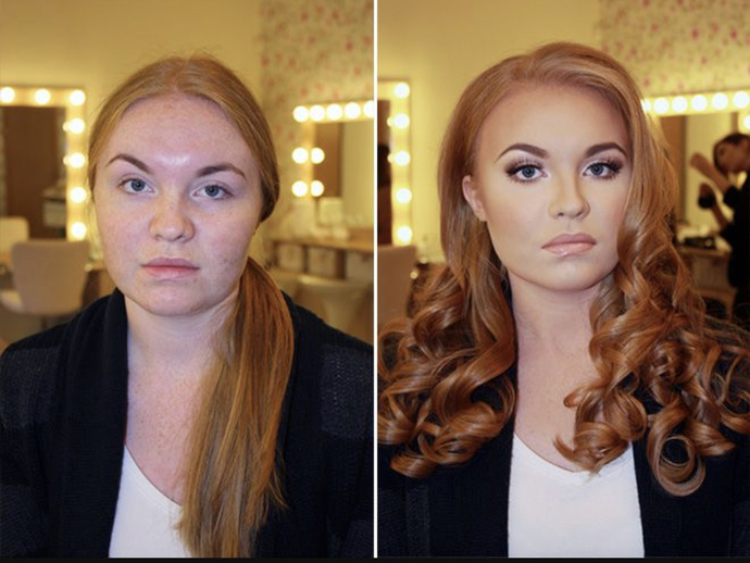 Do you look the same without makeup?