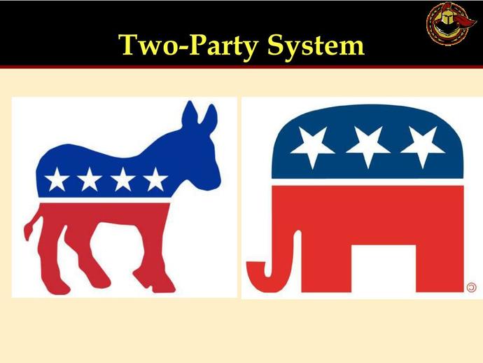 True or False: The only thing worse than a two-party policial system is a one-party political system?