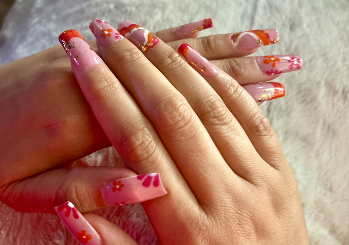 Which nails are prettier I will reveal which one I got too?
