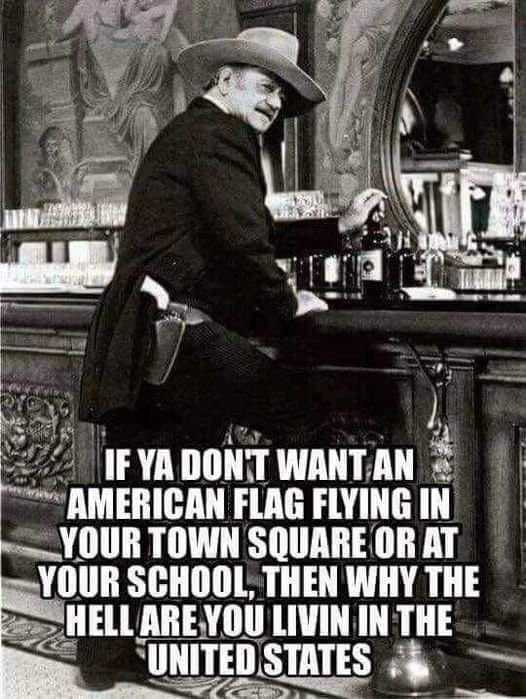 Does anyone fly the American flag at your house?