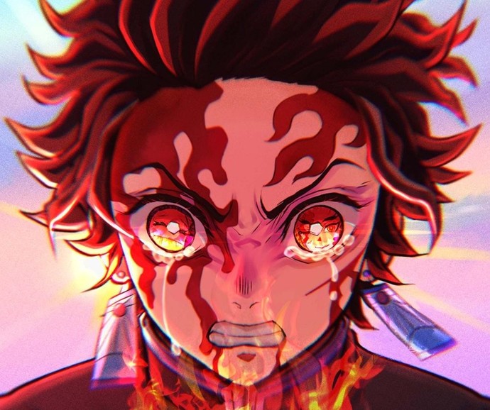 What do you think of these pictures I painted from the anime Demon slayer?