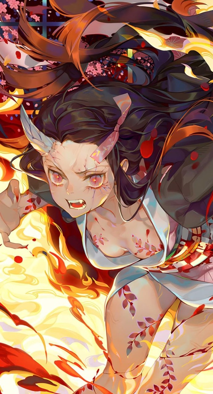 What do you think of these pictures I painted from the anime Demon slayer?