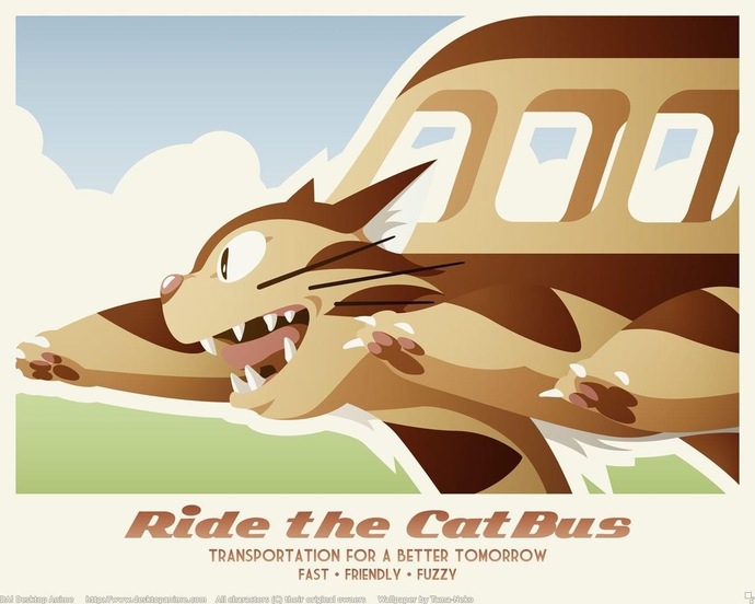 Would you ride a catbus?