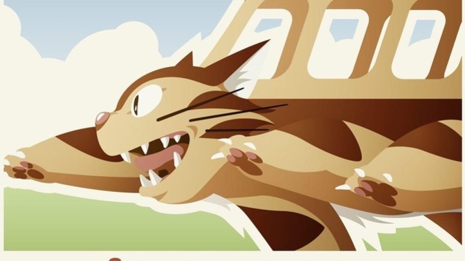 Would you ride a catbus?