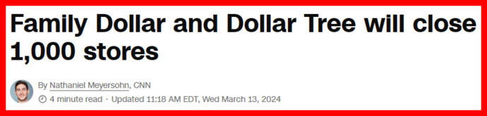 After decades serving the less well off shopper, Dollar stores met their match with the Biden inflation storm. How is this good for the less well off?