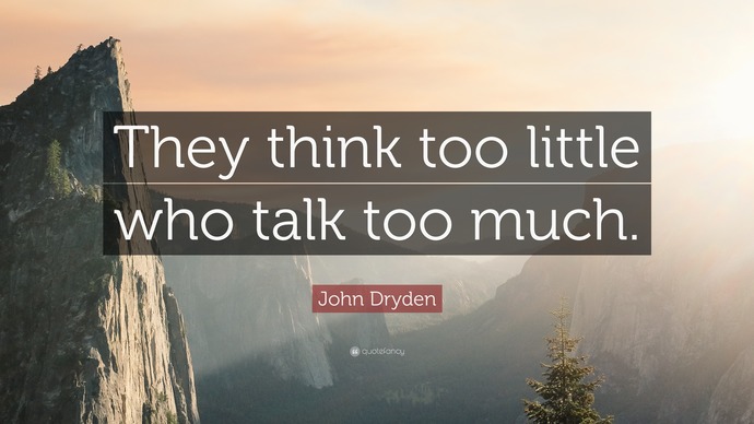 Is it annoying, when certain people always have something to say?