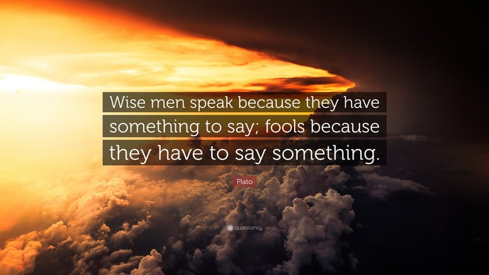 Is it annoying, when certain people always have something to say?