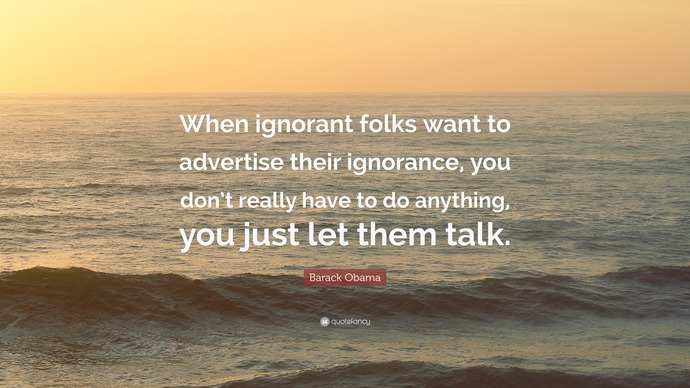 Is it annoying, when certain people always have something to say?