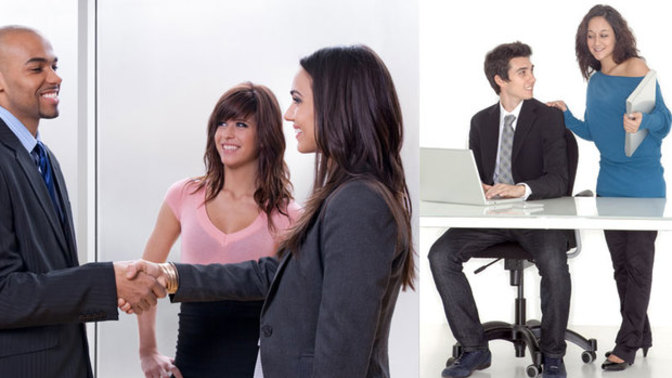 Do women try to pursue guys at work?