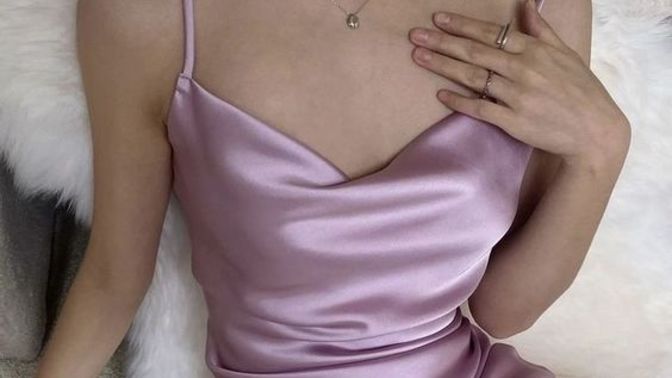 Which of these purple dresses exudes the most beauty?