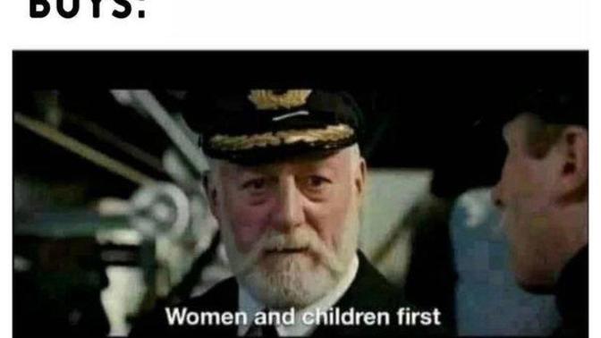 Is protecting women and children the epitome of masculinity?