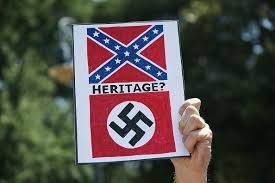 Why would people equate the Confederates with the N@zis?