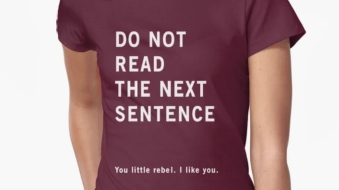 Would you wear this t-shirt?