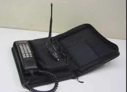 It was a Motorola bag phone. It got way better reception than the phones of today but used more power and drained the batte