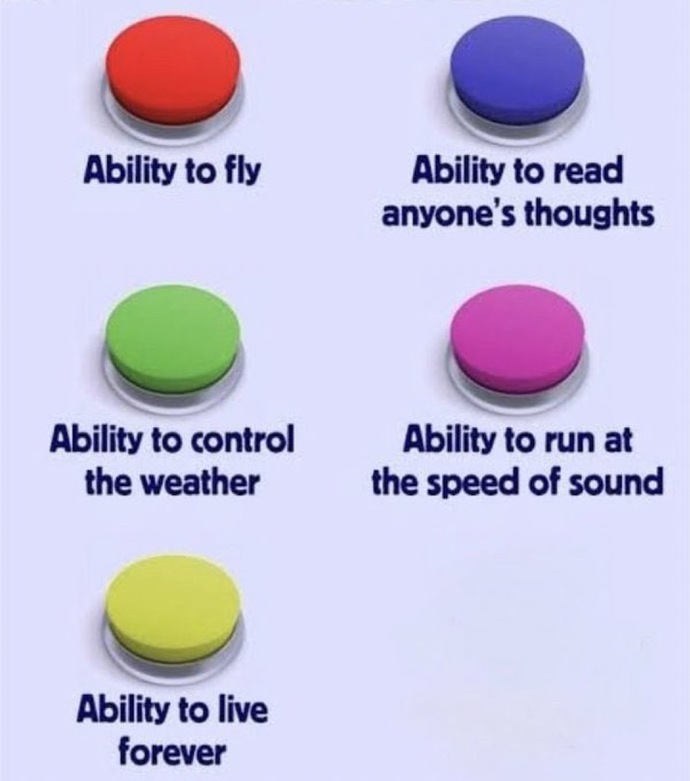 Which button would you press?