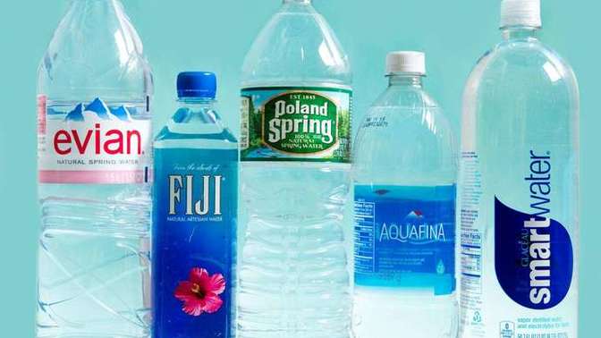 How much do you Americans spend on water bottles/month?