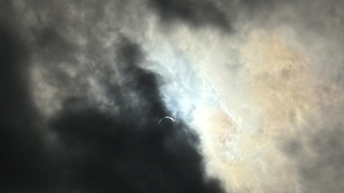 Where were you when the eclipse just happened? How did you feel about it?