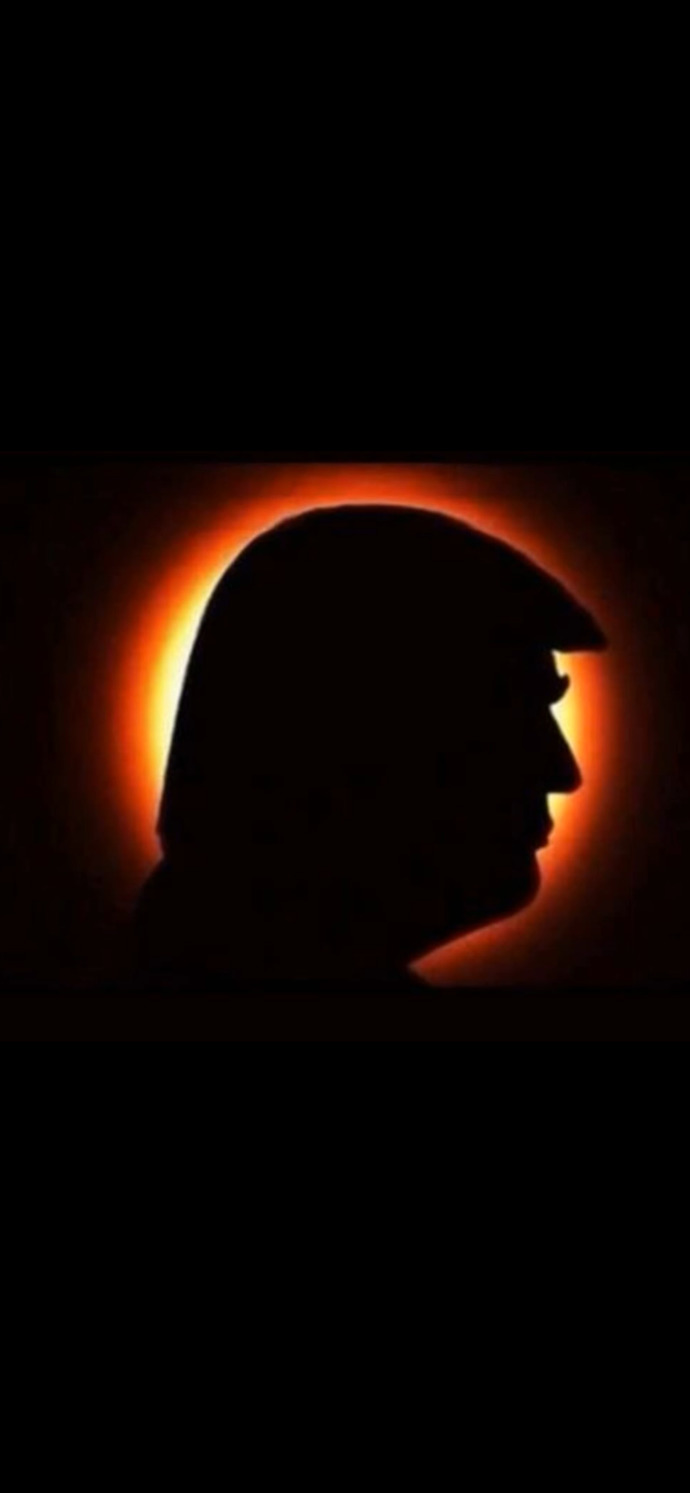 Witnesses say Trump wore his eclipse glasses this time. Are you proud of him?
