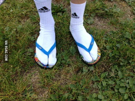 and definitely not with socks...