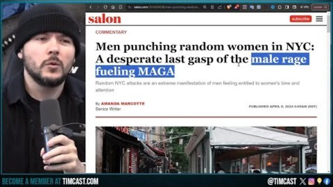 Do you believe the men punching randomn women in NYC are MAGA supporters fueling MAGA with "Male Rage?"?