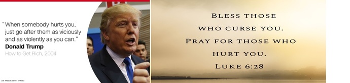Whom do you agree with: Jesus Christ or Donald Trump?