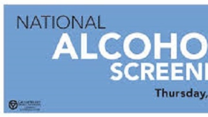 Today is National Alcohol Screening Day, how's your drinking? Might you or someone in your life have a drinking problem?