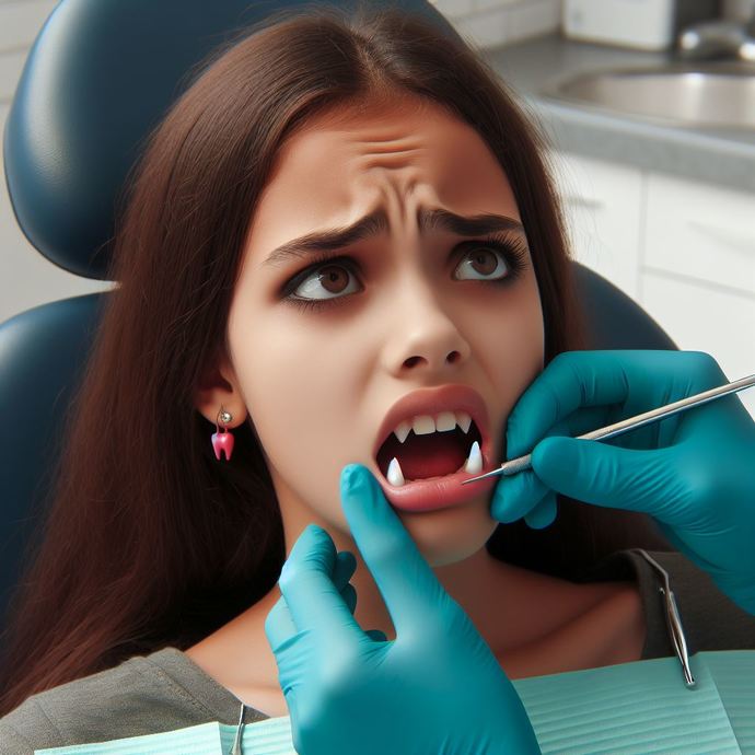 How would you react if you realized you forgot to remove your tongue jewelry while at your dental appointment?