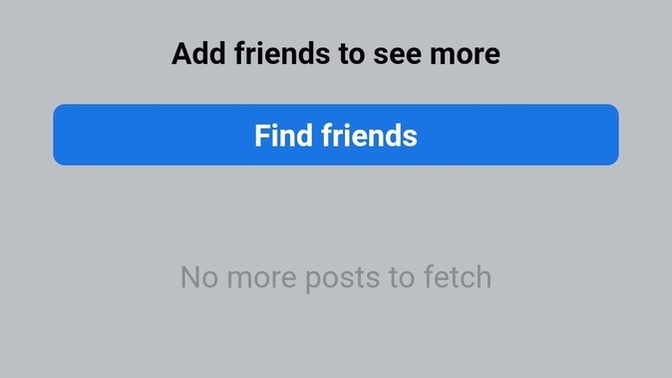 Is anyone else getting only this on their Facebook main page?